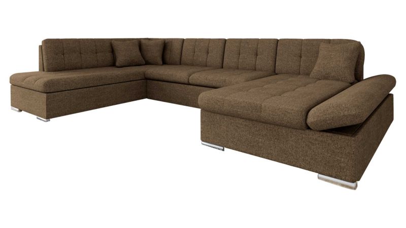 Narożnik z funkcją spania MIRJAN 24 Bergen prawy cedrowy brąz 1 szt.