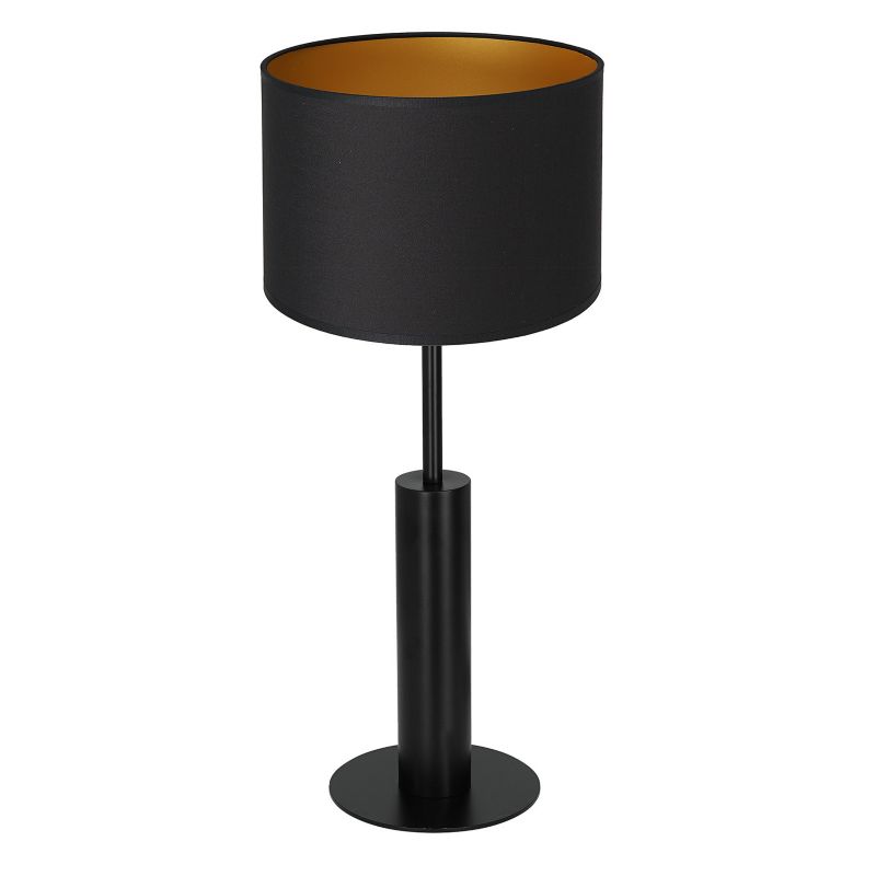 Lampa stołowa Luminex Table Lamps czarny mat-złota 1 x E27 x 15W IP20 wym: 58 x 25 x 25 cm metal - 1 szt.