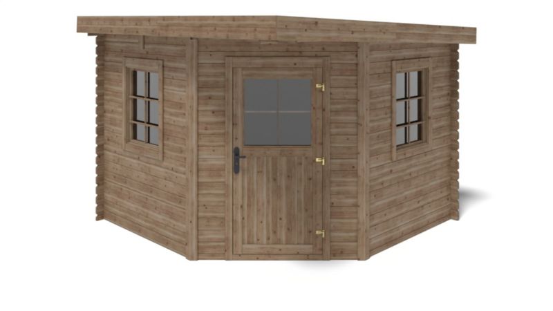 Domek ogrodowy ALTANKA 8 m2 - 3x3 m - 28 mm, drewniany, impregnowany, DOM753, 1szt.