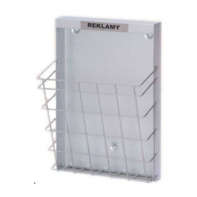 Skrzynka na ulotki popielata antyczna