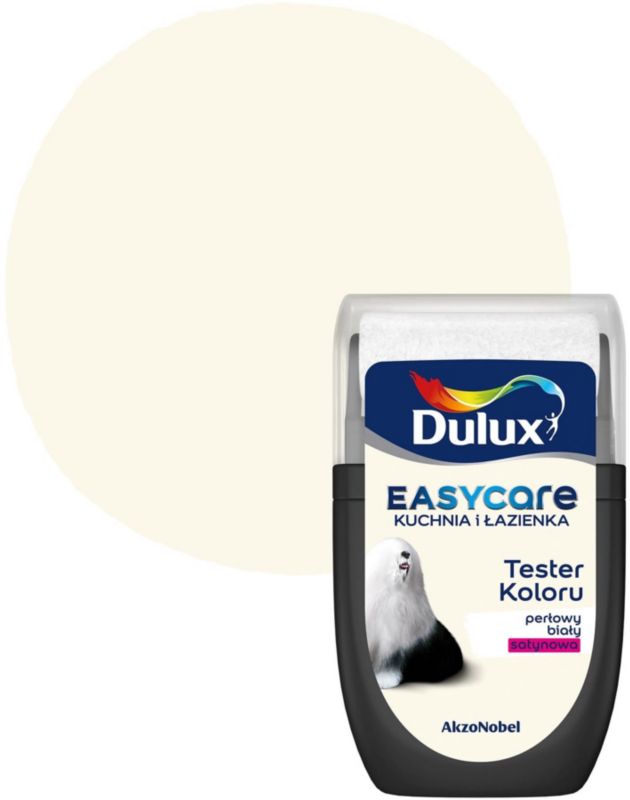 Farba Dulux EasyCare Kuchnia i Łazienka perłowy biały satyna 30 ml
