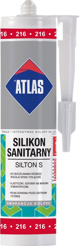 Silikon Atlas 216 280 ml czerwony