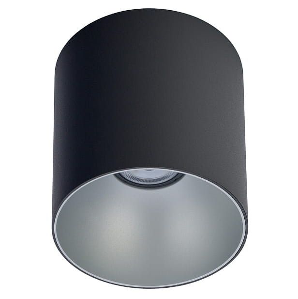 Spot sufitowy Nowodvorski Lighting Point czarno-srebrny 1 x GU10 x 10W IP20 wym: 12,7 x 12,7 cm - 1 szt.