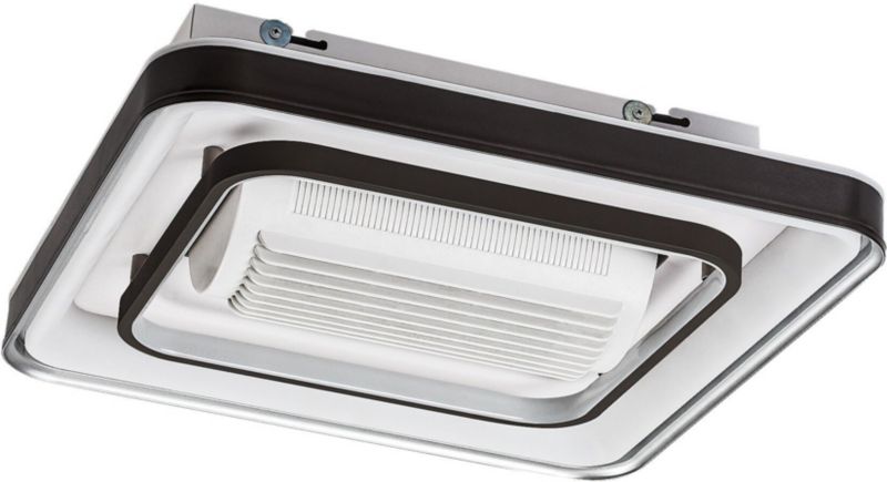 Lampa sufitowa z wentylatorem Rabalux Aireon LED, Wi-Fi, regulowana, 50 W, biało-czarna, smart funkcje, 1 szt.