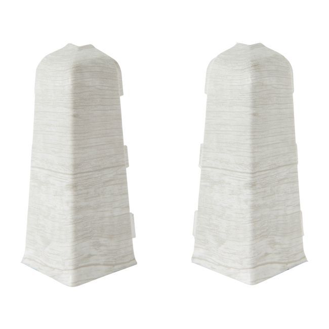 Narożnik zewnętrzny do listwy GoodHome Core PCV 75 mm decor 600 2 szt.