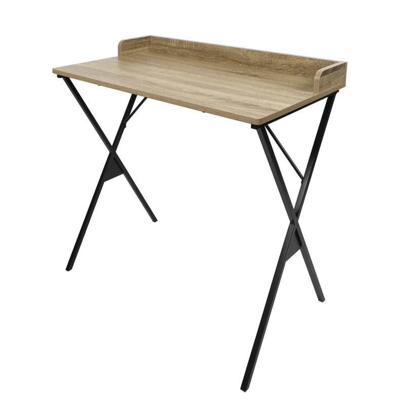 Biurko Milo HowHomely Dąb Klasyczne 48x80x80 cm 1 szt.