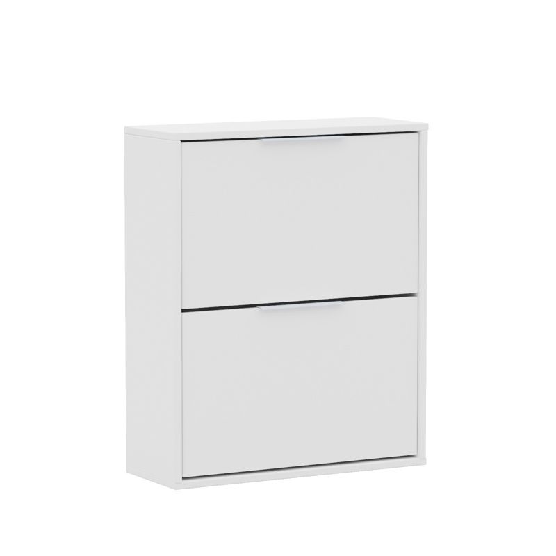 Szafka na buty dwudrzwiowa Bettso Nilo uniwersalna z białymi uchwytami biały 1szt.