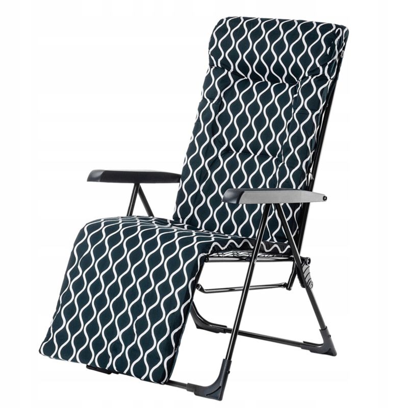 Fotel KADAX Ogrodowy Leżak Plażowy Z Podnóżkiem 1szt.