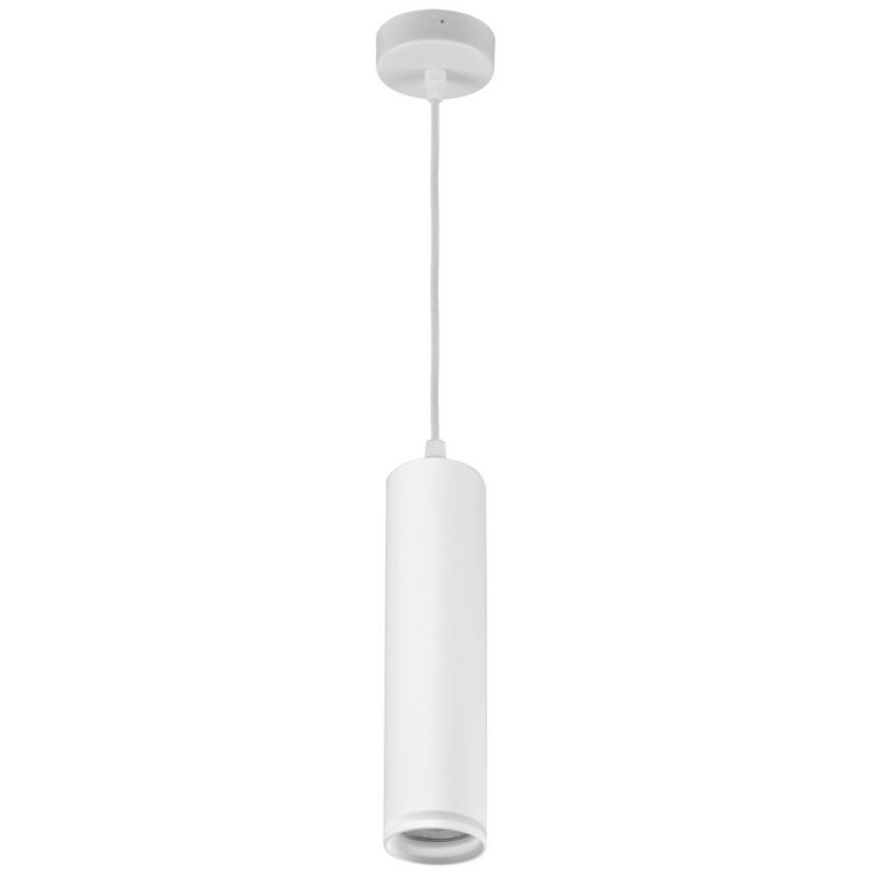 Lampa wisząca Polux Paris 5624 biała tuba 1xGU10 x 1 szt.