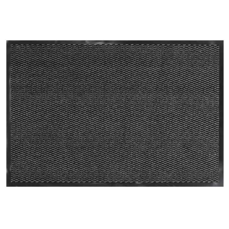 Wycieraczka pod drzwi, mata zewnętrzno-wenętrzna Springos 90x60 czarno-grafitowa 1 szt.