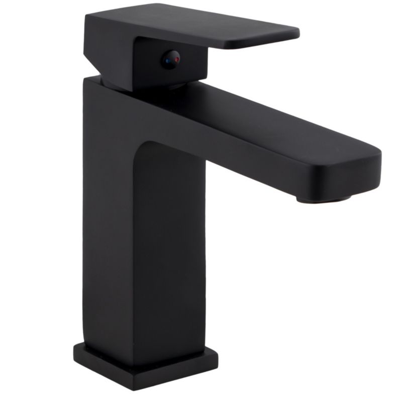 Bateria umywalkowa SARA24 - Yoka Home łazienkowa stojąca czarna - 1 szt.