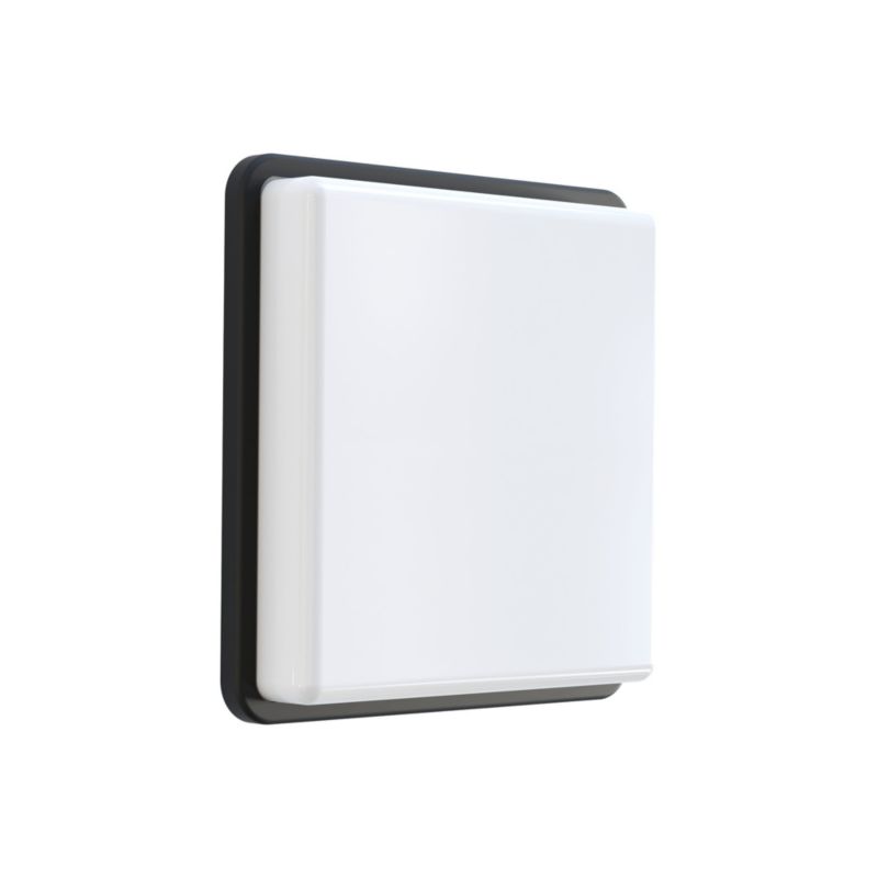 Plafon sufitowy Nowodvorski Lighting Tahoe czarno-biały 2 x E27 x 15W IP44 wym: 7 x 25 x 25 cm - 1 szt.