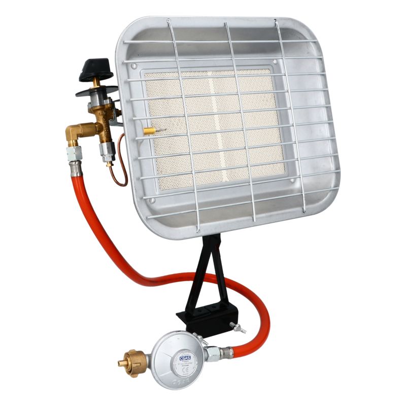 Promiennik gazowy ceramiczny SKIVA 4600W z reduktorem na butlę - 1szt