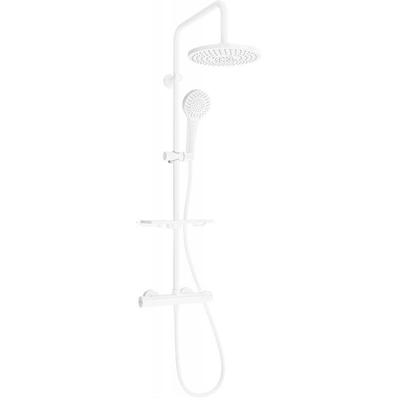 Zestaw prysznicowy natynkowy Mexen Kai biały 1 szt.