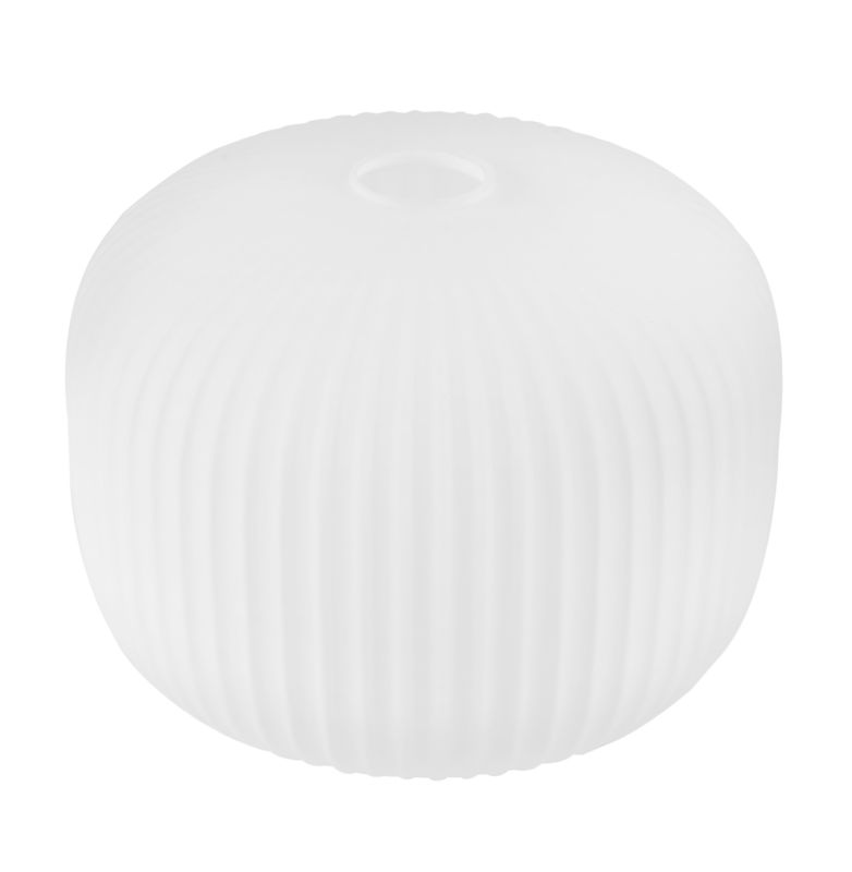 Klosz do lampy wiszącej Light Home LH Riffle E27 biały szklany 29,5x25cm 1szt.