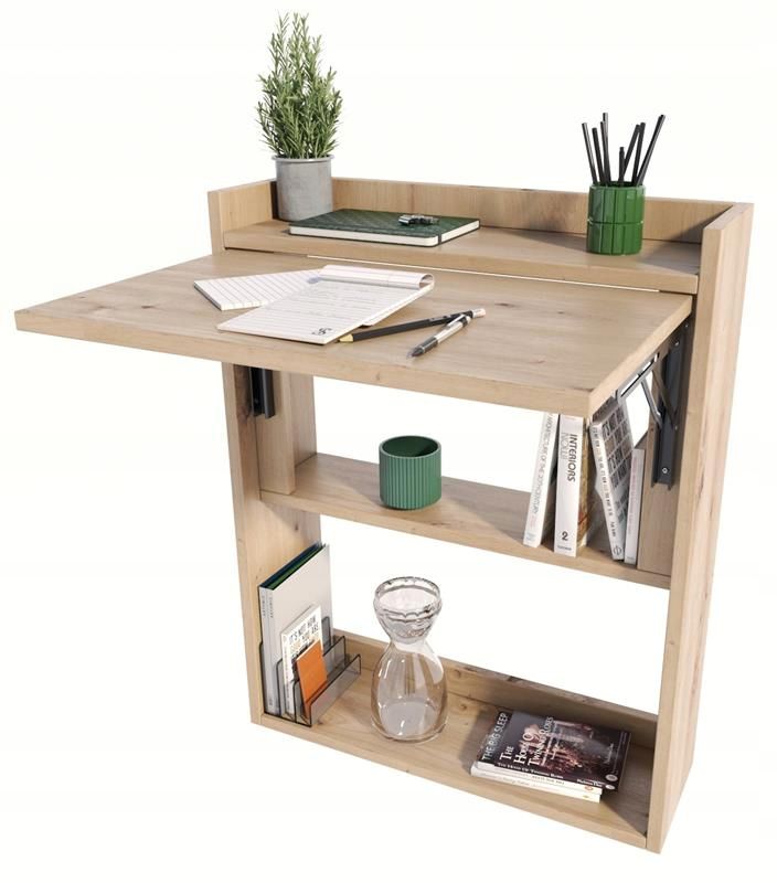 Biurko Matkam ścienne składane Per dąb artisan 1 szt.