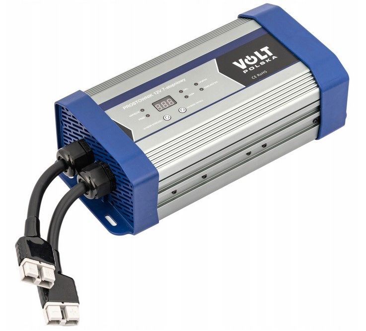 Prostownik VOLT POLSKA akumulatorowy ładowarka agm gel vrla LifePo4 Smart CPU 12V 50A 1szt.