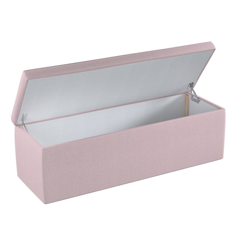 Skrzynia tapicerowana Dekoria 120 x 40 x 40 cm pastelowy róż 1 szt.