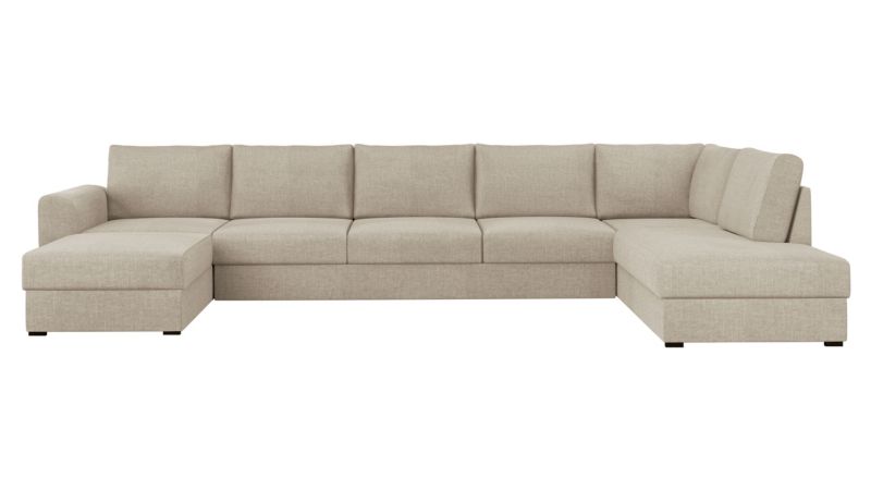 Narożnik z funkcją spania MIRJAN 24 Wilma Large Premium prawy jasny beż 1 szt.