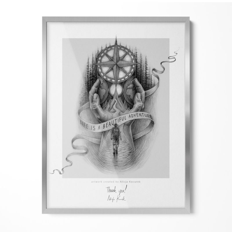 Ramka na zdjęcia Tulup 60x80 Srebrna 1 szt.