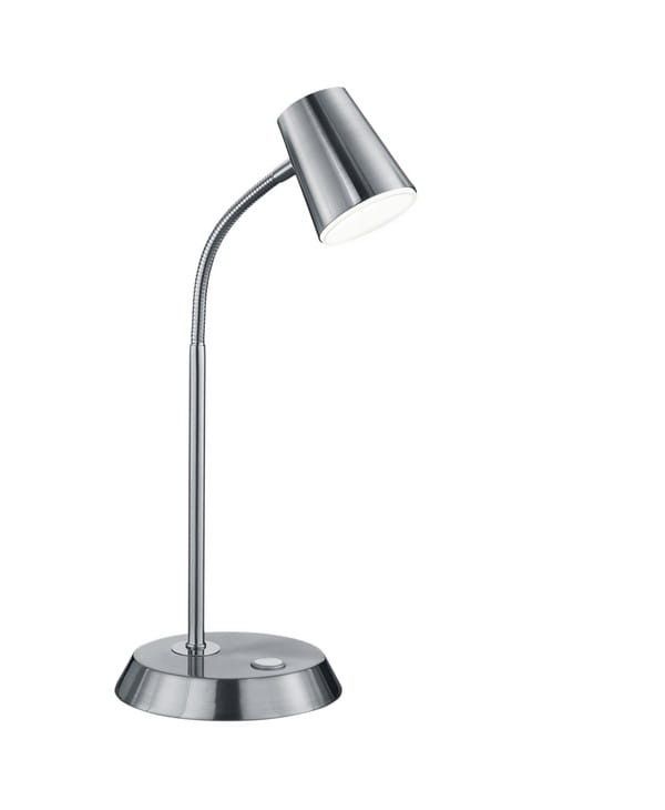 Lampa biurkowa Trio Narcos nikiel-biała LED 4.7W 3000K 660lm IP20 wym: 38 x 15 x 15 cm metal - 1 szt.