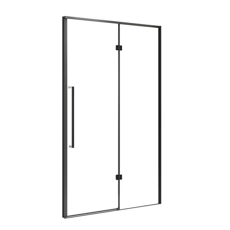 Drzwi prysznicowe DOLCE Durasan 90x195 czarne prawe otwierane 1 szt.