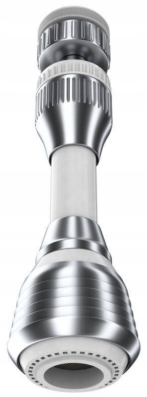 Napowietrzacz Areator Chrom Biały Granitan Wężyk Kran M22/M24 Perlator 1 szt.