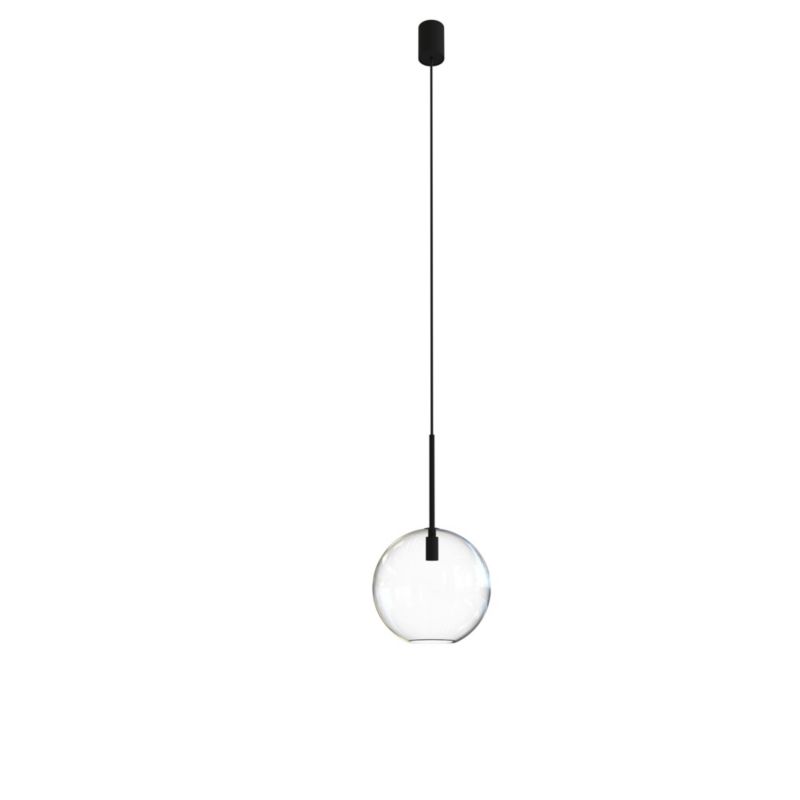 Lampa sufitowa wisząca Nowodvorski Lighting Sphere 4894 czarno-przezroczysty kula 1xE27 x 40W 1 szt.