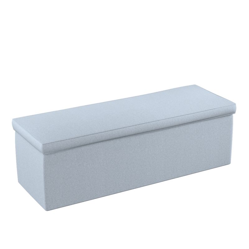 Skrzynia tapicerowana Dekoria 120 x 40 x 40 cm błękitny melanż 1 szt.