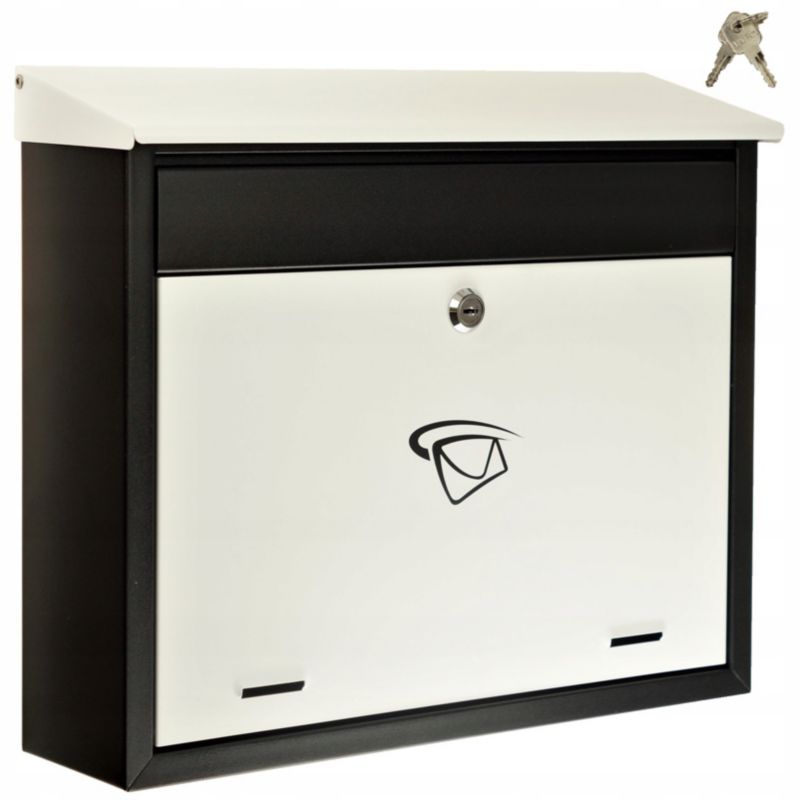 Skrzynka Na Listy FEINZ Format C4 Duża Czarno-Biała 1 szt.