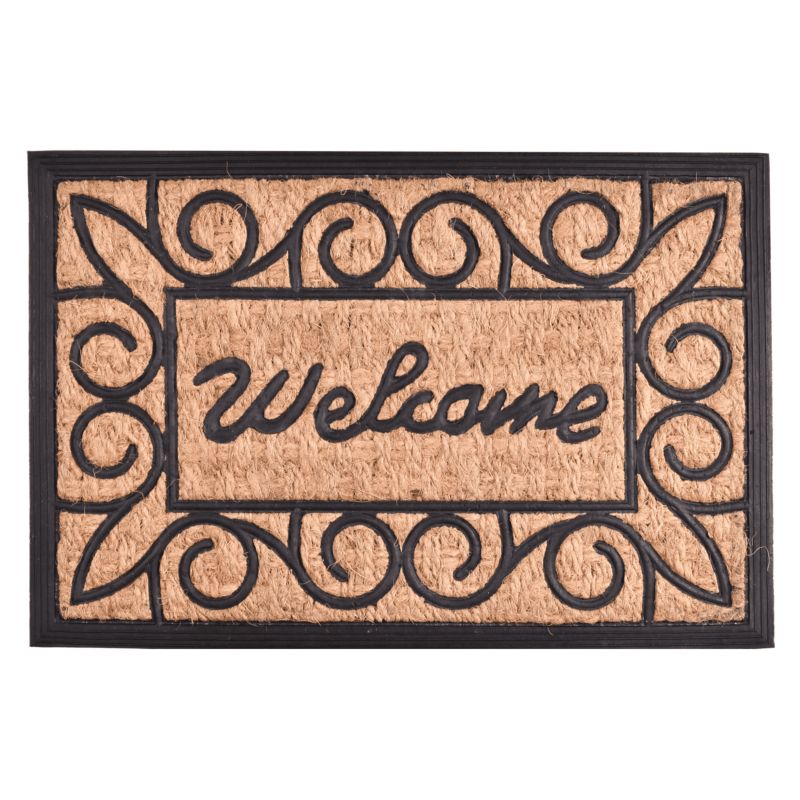 Wycieraczka Panama kokos guma welcome rośliny Direct Home & Garden 40X60 cm 1 szt.