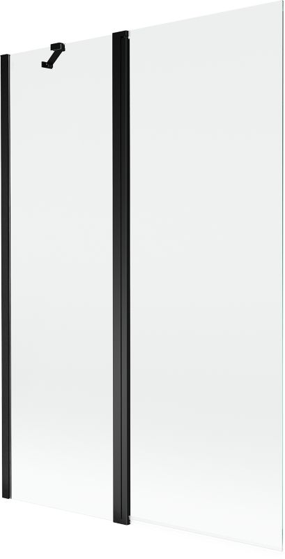 Parawan nawannowy Mexen Mist czarny 120x150 2-skrzydłowy 1 szt