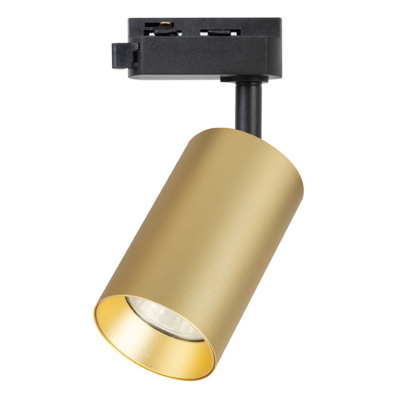 Reflektor szynowy oprawa Milagro Pipe Track 1 x GU10 złoty