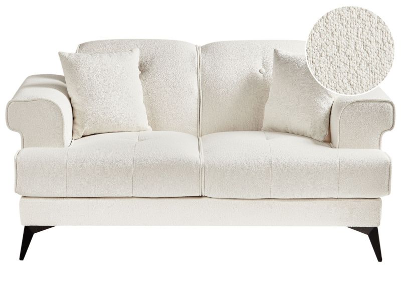 Sofa 2-osobowa biała SKIVE 1 szt.