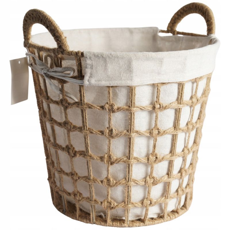 Kosz na pranie Rodeno organizer 28 l wytrzymały z wyściółką 1 szt.