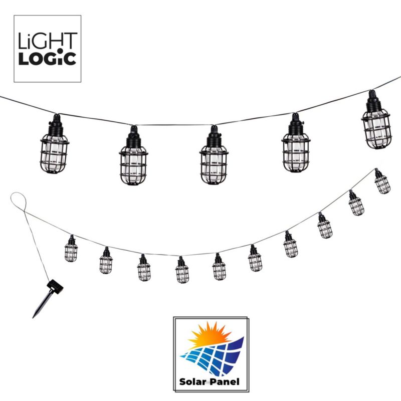 Oprawa solarna LED LL SLR LED STR 31334 LightLogic girlanda latarnia lampion IP44 3,8m 1 szt.
