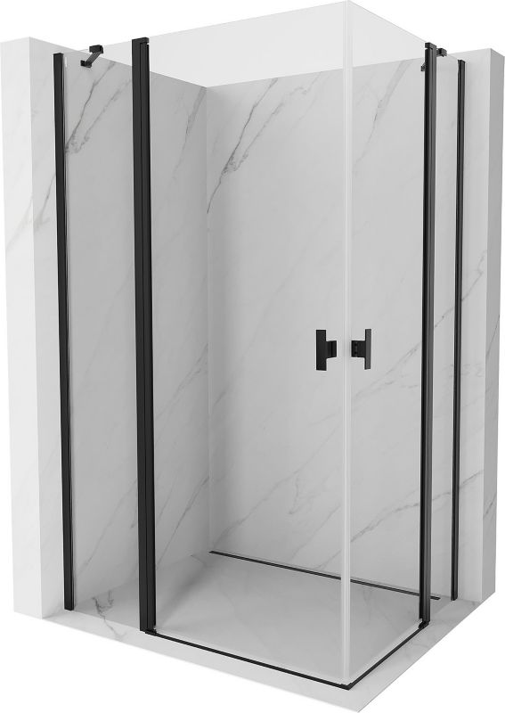 Kabina prysznicowa Mexen Mist czarna 95x85 cm 1 szt.