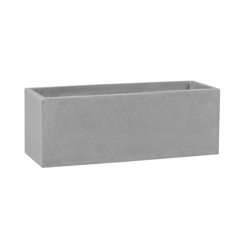 Doniczka Lechuza Z Włókna Szklanego Na Taras Do Domu D109AS Szary beton 1 szt