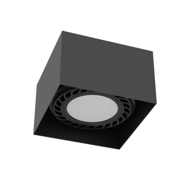 Spot sufitowy Brosline Cage czarny 1 x GU10 x 18W IP20 wym: 8,5 x 12,2 x 12,2 cm - 1 szt.