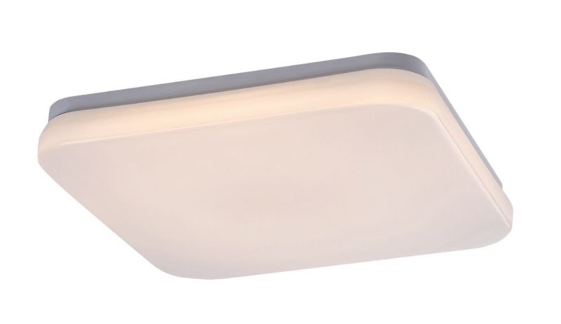 Lampa sufitowa zewnętrzna Rabalux Lowar biała LED 18W 3000K-6000K 1100lm IP44 wym: 6,5 x 28,5 x 28,5 cm - 1 szt.