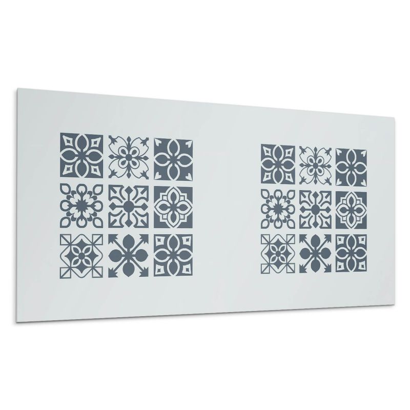 Kafelki samoprzylepne Wallfluent 40x20 cm Abstrakcyjne motywy w formie kwadratów 10 szt.