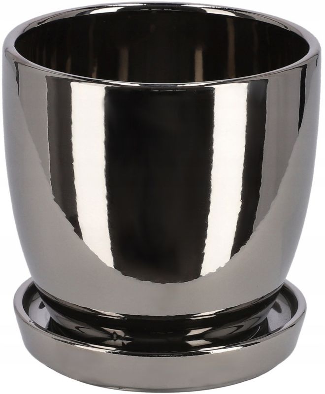 Doniczka ceramiczna KOTARBAU z podstawką 13 cm 1 szt.