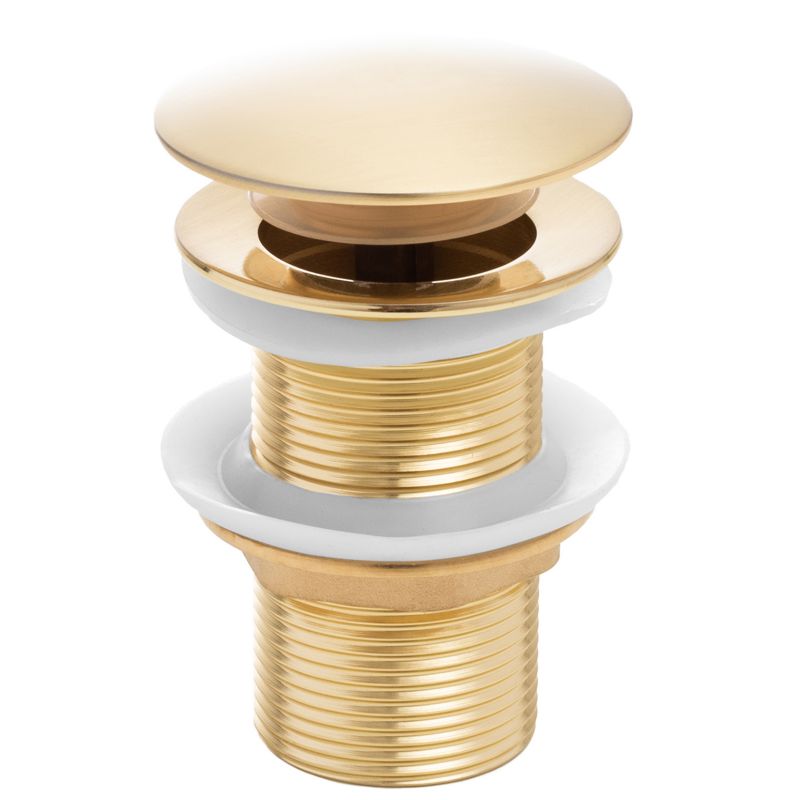 Korek klik-klak Yoka Home do umywalki bez przelewu złoty 1 szt.