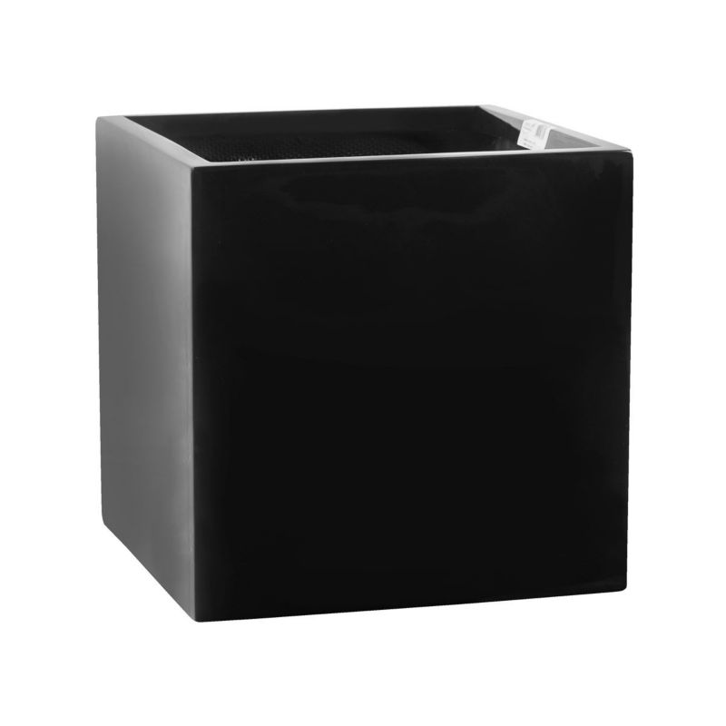 Doniczka PD Concept Z Włókna Szklanego Na Taras Do Domu D92C Czarny Połysk 1 szt