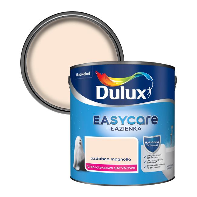 Farba Dulux EasyCare Łazienka ozdobna magnolia 2,5 l