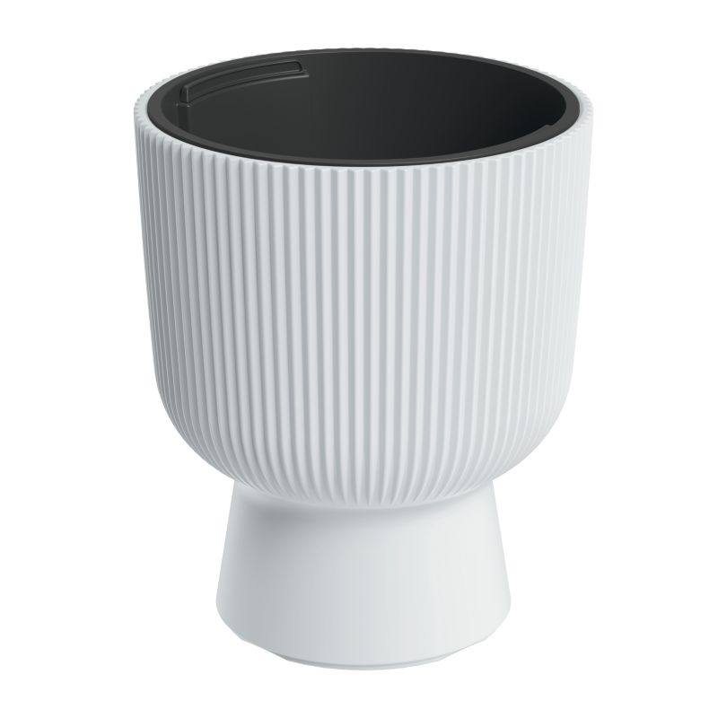 Doniczka Prosperplast Milly na nóżce 30 cm biała