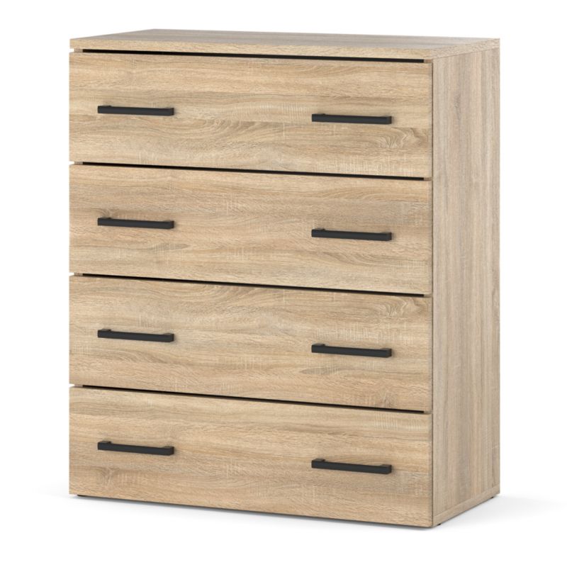 Szafka Na Buty Hurtownia-Mebli 4 Drzwi Hugo 4D 82.9cm Dąb Sonoma Dąb Sonoma 71.2x35x82.9 cm 1szt.