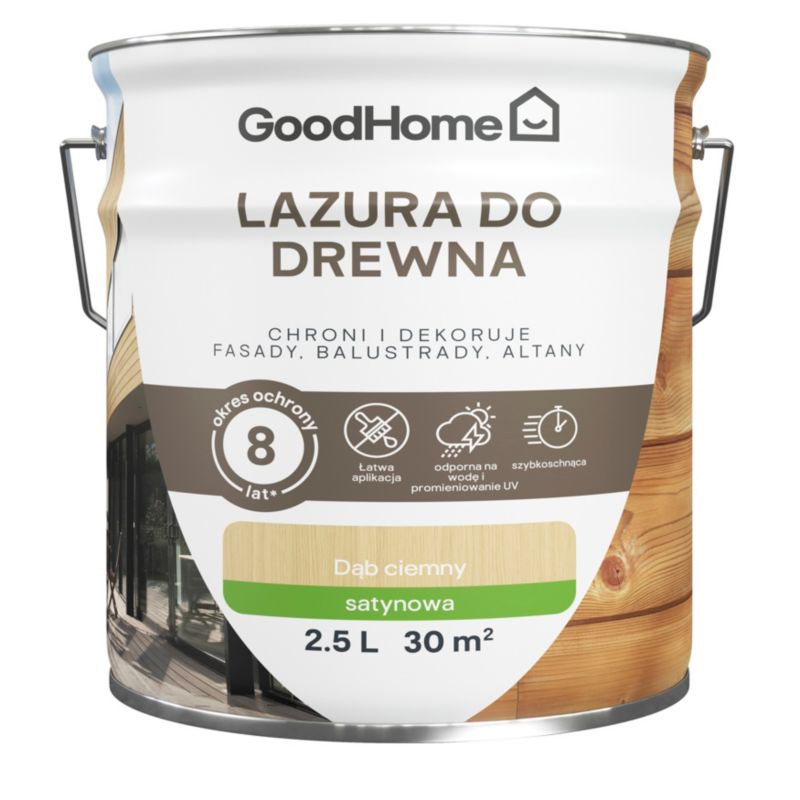 Lazura GoodHome 8 lat bezbarwna 2,5 l