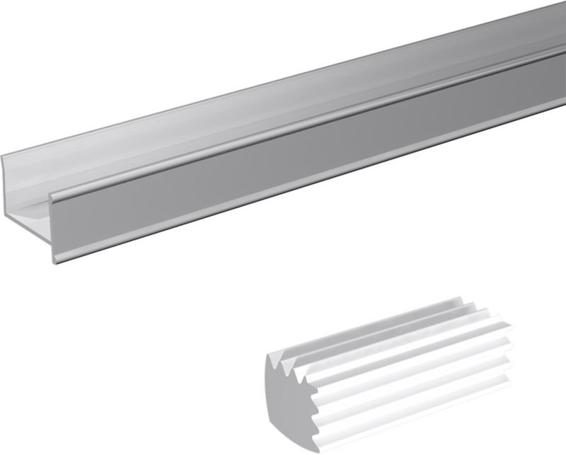 Profil mocujący Valcomp Mars do lustra C18 L2000 srebro