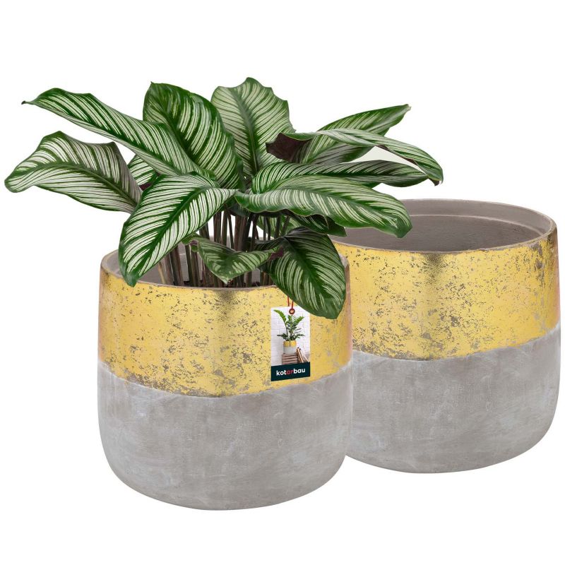 Doniczka ceramiczna KOTARBAU nieszkliwiona 12 cm 2 szt